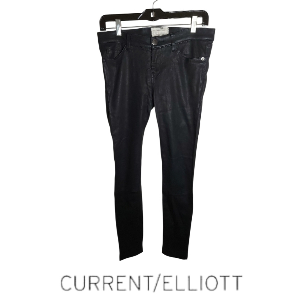 Current/Elliott Black Skinny Pants